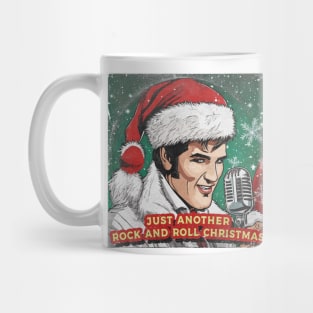 rock and roll christmas Mug